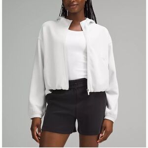 🆕 lululemon softstreme full- zip hoodie in Light Vapor size 6